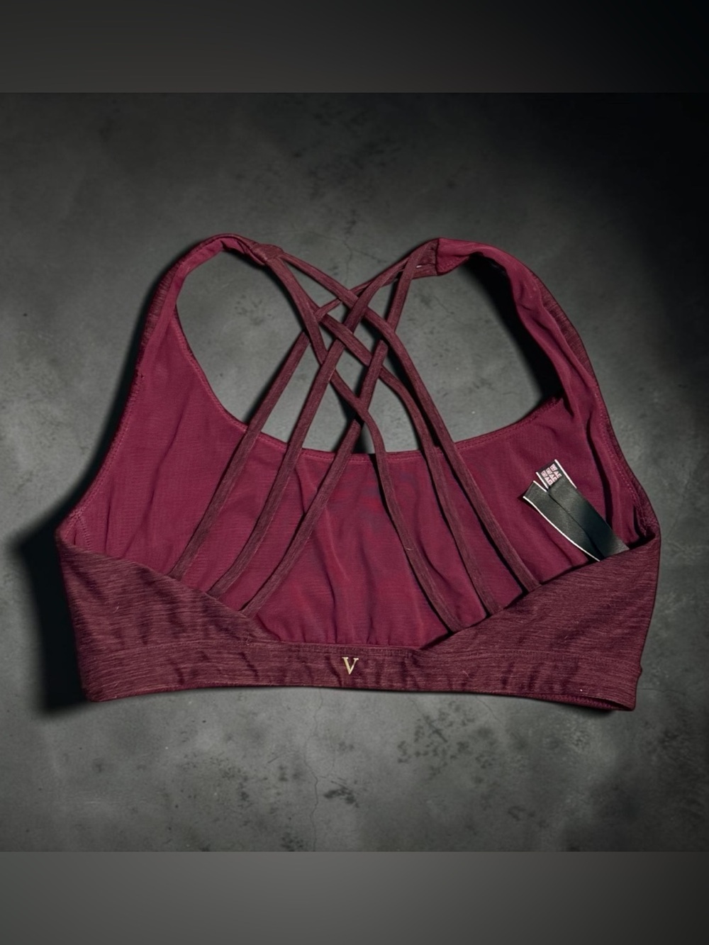 Victoria's Secret Strappy Sports Bralette in Plum